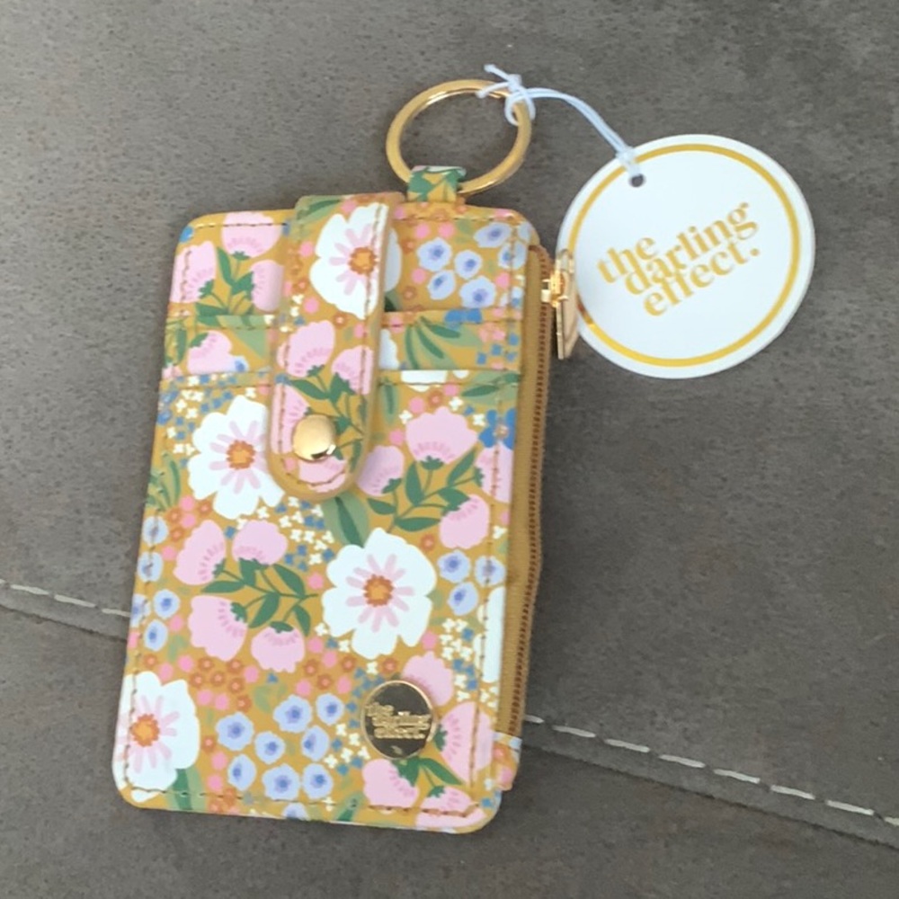 NWT Credit Card holder with money compartment.